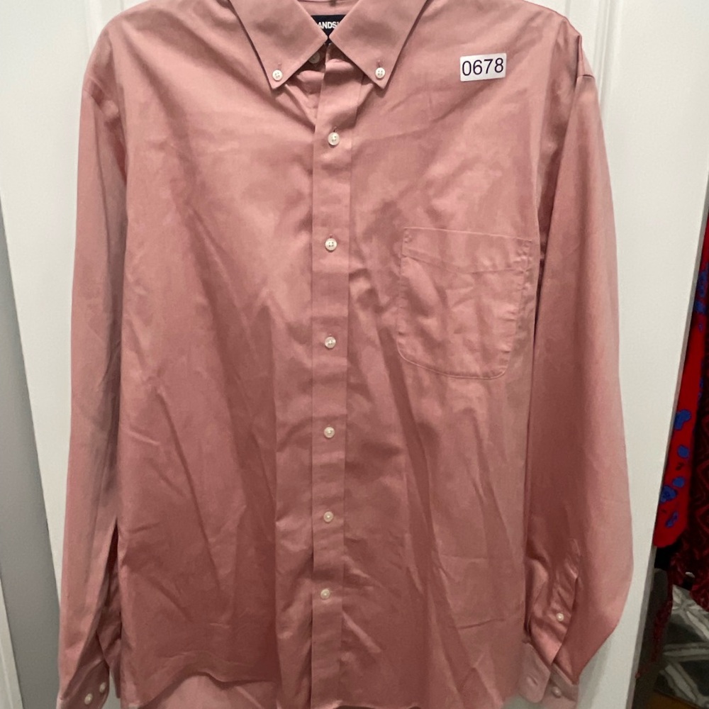Lands end long sleeve button down 16 35 size - Picture 2 of 13